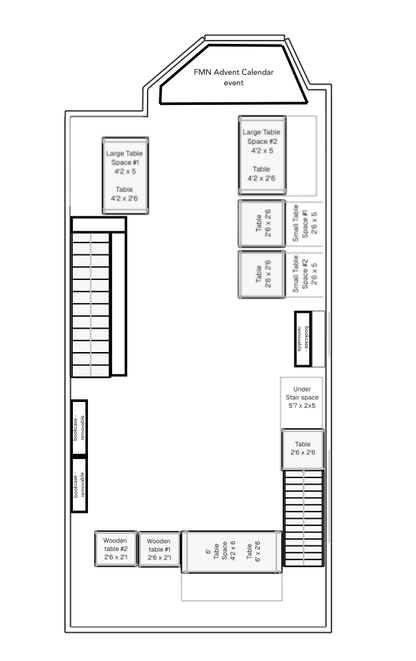 Forget Me Not Vendor's Market Tables